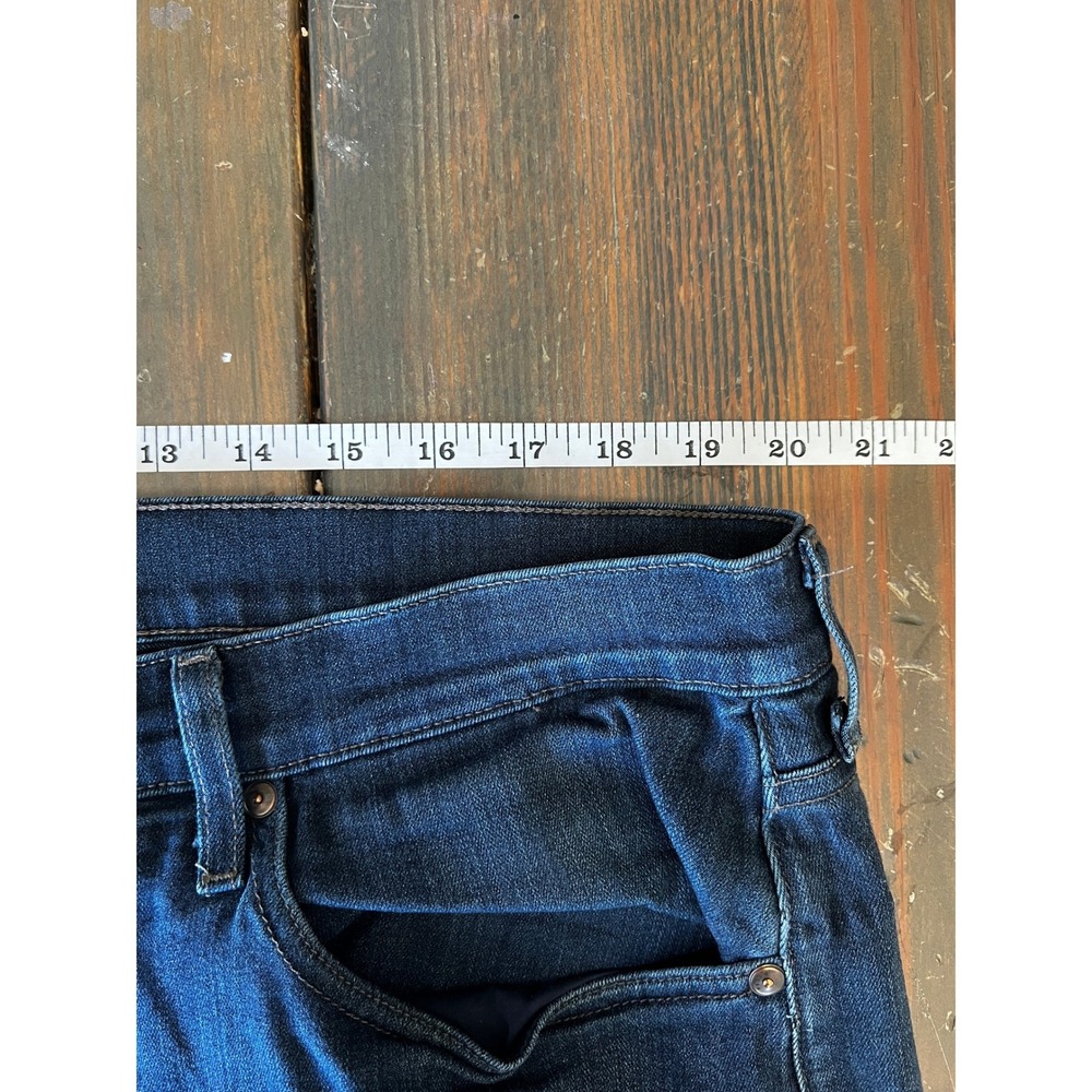 PAIGE Federal Dark Wash Denim Jeans 38x32 Straight Leg Stretch - Picture 6 of 10